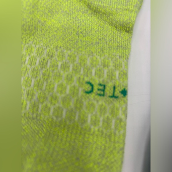 Bombas Lime Green and Teal Women's Socks - Picture 5 of 6